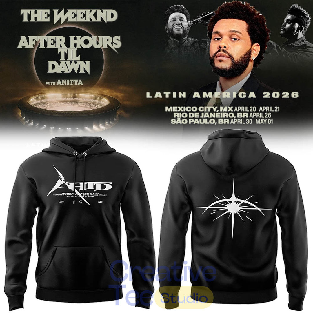 The Weeknd “After Hours Til Dawn With Anitta” Stadium Tour 2026 Hoodie