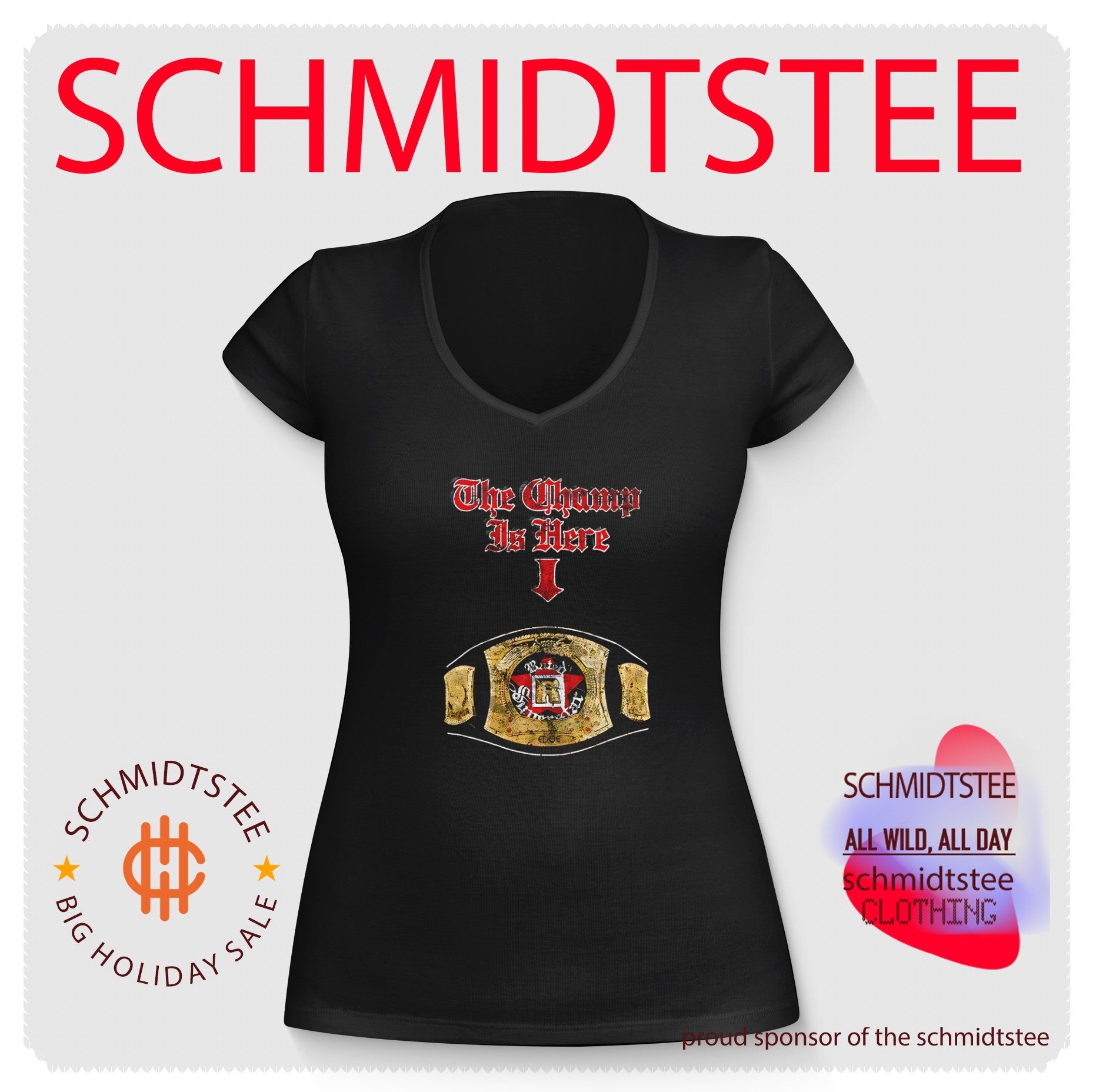 The champ is here WWE championship belt shirt