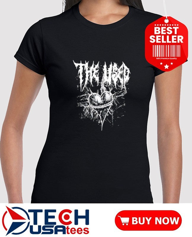 The used spiked heart shirt