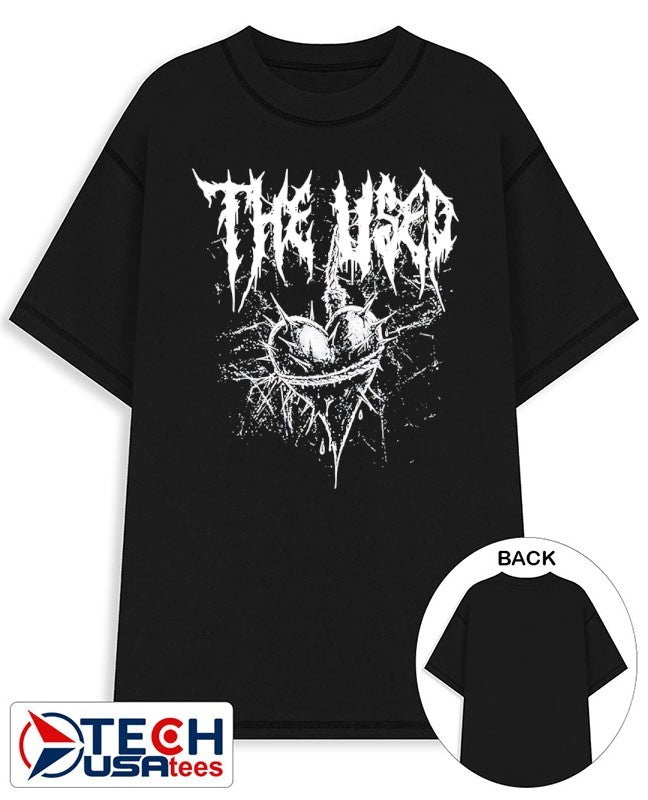 The used spiked heart shirt