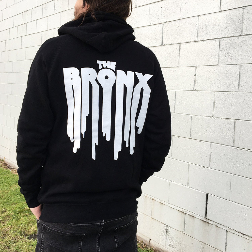Drip Logo Zip Up Hoodie (Black) T-Shirts, Sweatshirt | CoreVibeTees.com (Image 4)
