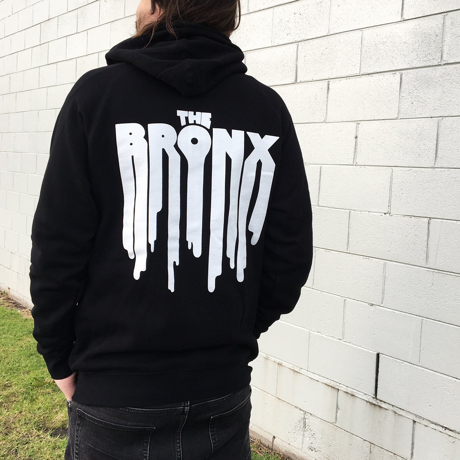 Drip Logo Zip Up Hoodie (Black) T-Shirts, Sweatshirt | CoreVibeTees.com (Image 4)