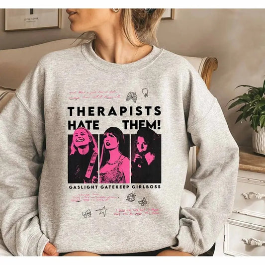 Therapist Hate Them SweatShirt Phoebe Bridgers Vintage Sweatshirt