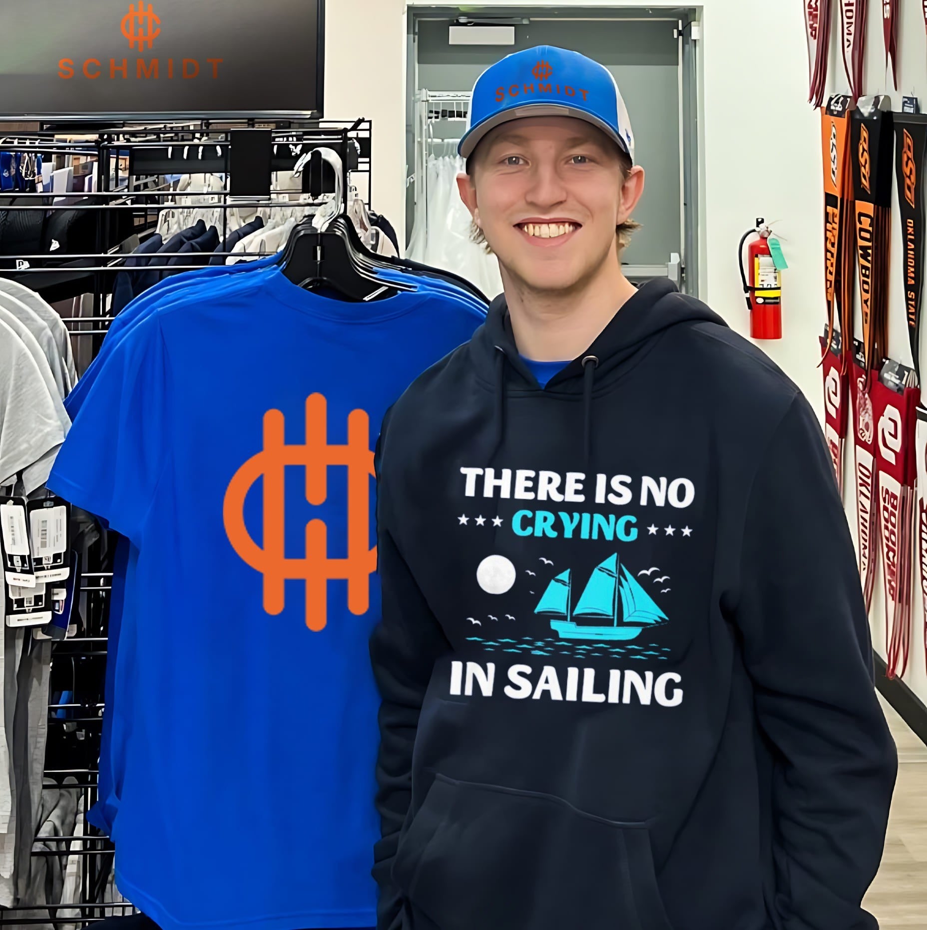 There is no crying in sailing shirt