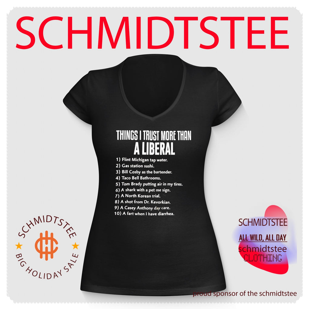 Things I trust more than a liberal 1 Flint Michigan tap water shirt
