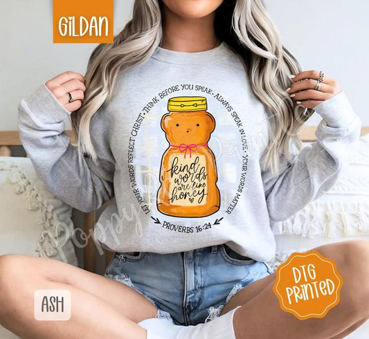 Think Before You Speak Sweatshirt, Trendy Religious Women's Crewneck