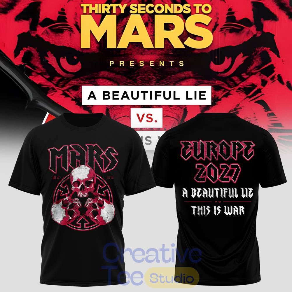 Thirty Seconds to Mars “A Beautiful Lie vs. This Is War” European Tour Tee Hoodie