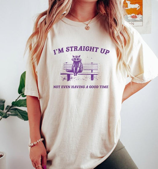 This Is Not A Good Time - Raccoon Drawing T Shirt, Raccoon Meme T Shirt, Sarcastic  T-shirt, sweater and Hoodie