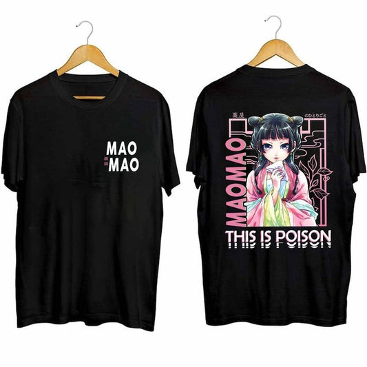 This Is Poison Maomao Two-sided Shirt, Japanese Graphic Tees, Anime Shirt, The Apothecary Diaries Fan Gift, Vintage Shirt, Unisex Cotton Tee