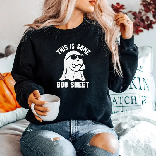 This Is Some Boo Sheet Sweatshirt Halloween Sweatshirt Retro Halloween Kids Shirt Ghost Shirtboo Sheet Shirtfunny Halloween Ghost Shirt  T-shirt, sweater and Hoodie