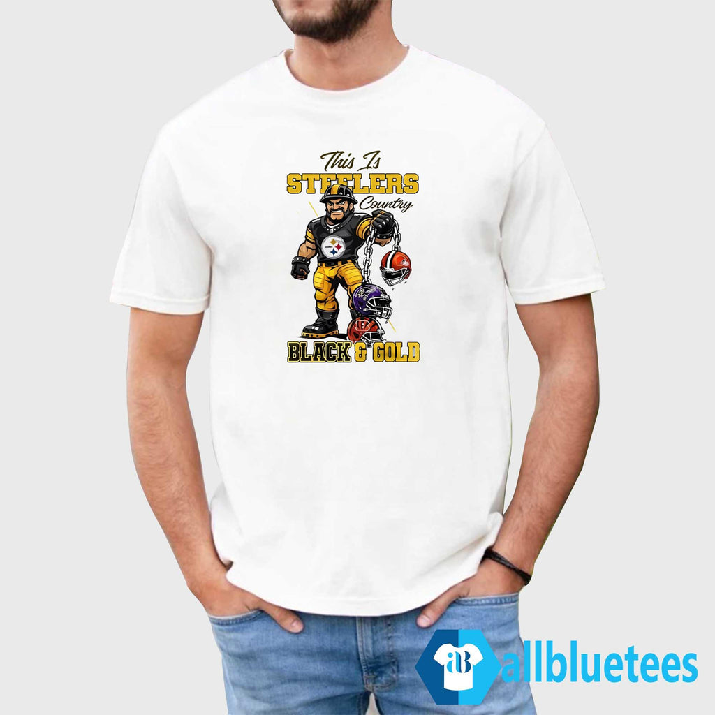 This Is Steelers Country Black And Gold Shirt