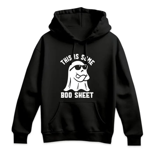 This is Some Boo Sheet Halloween Shirt  Retro Halloween Tshirt Cool Ghost Crewneck Funny Cotton Hoodie