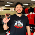 This is squatch country Cryptid Chronicles collection with Mothman and Sasquatch shirt