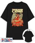 Those Damn Crows 2026 Valentine Heart and Roses Crow shirt