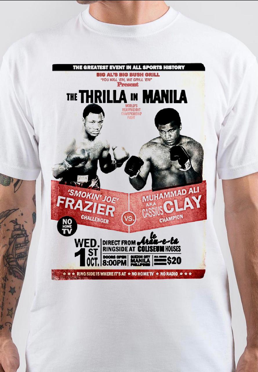 Thrilla In Manila T-Shirt Hoodie, Sweatshirt | CoreVibeTees.com