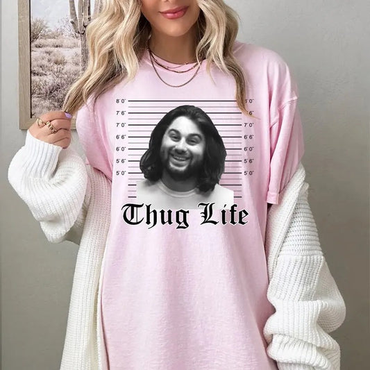 Thug Life K0e Graphic Tee, Country Concert Outfit, Fan Merch, K0e WetzeI Funny Clothing, Unisex Short Sleeve Tee Top Womenswear