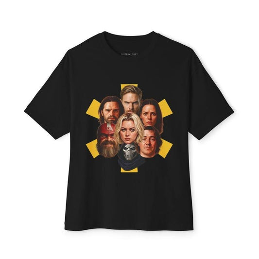 Thunderbolt Tee, Retro Movie Character Boxy Tee, Unisex T-Shirt for Movie Lovers, Style Casual Wear, Unique Graphic Tee