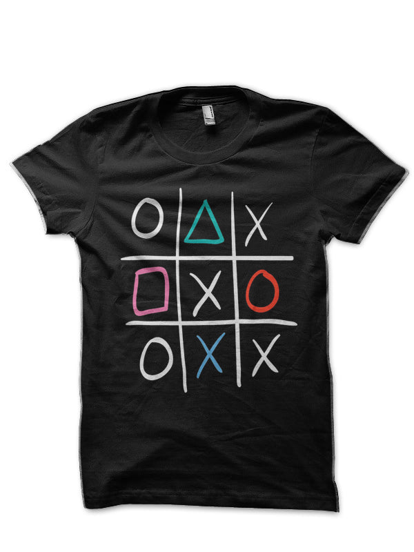Tic Tac Toe Black T-Shirt Hoodie, Sweatshirt | CoreVibeTees.com