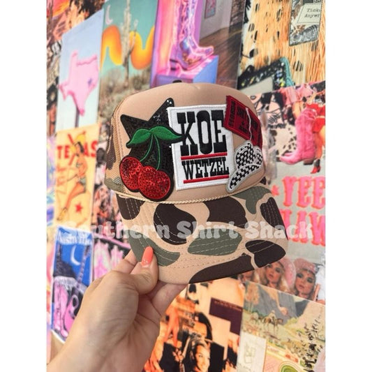 Ticket to your sh!t show Camo Trucker Hat | Concert Trucker Hat | K0E trucker hat | sht show hat | Western Trucker Hat | Country Music Trucker Hat