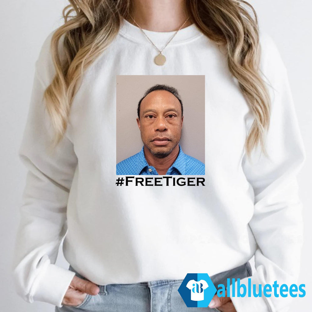 Tiger Woods Mugshot Free Tiger Shirt