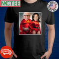 Tim Walz Kamala Harris superhero Communist shirt