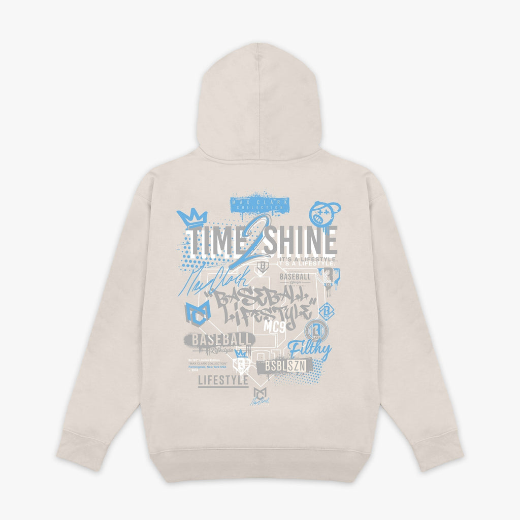Time 2 Shine Icons Youth Hoodie - Bone T-Shirts, Sweatshirt | CoreVibeTees.com (Image 1)