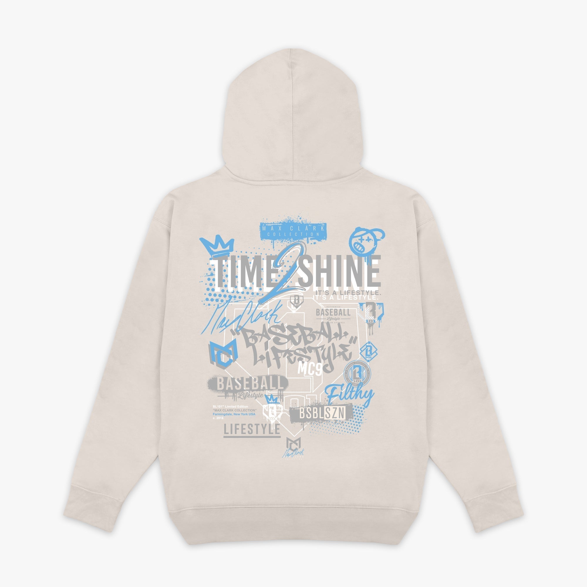 Time 2 Shine Icons Youth Hoodie - Bone T-Shirts, Sweatshirt | CoreVibeTees.com (Image 1)