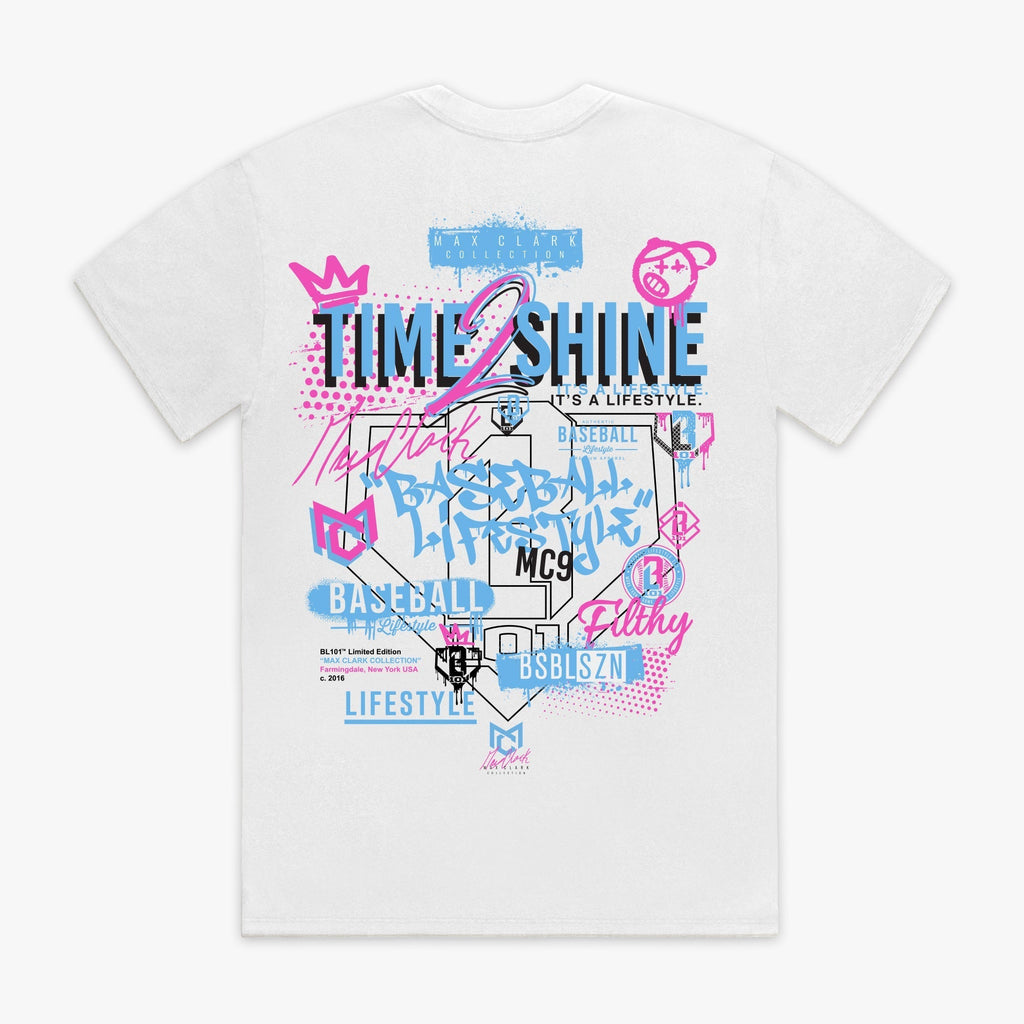 Time 2 Shine Icons Tee - White Hoodie, Sweatshirt | CoreVibeTees.com (Image 1)