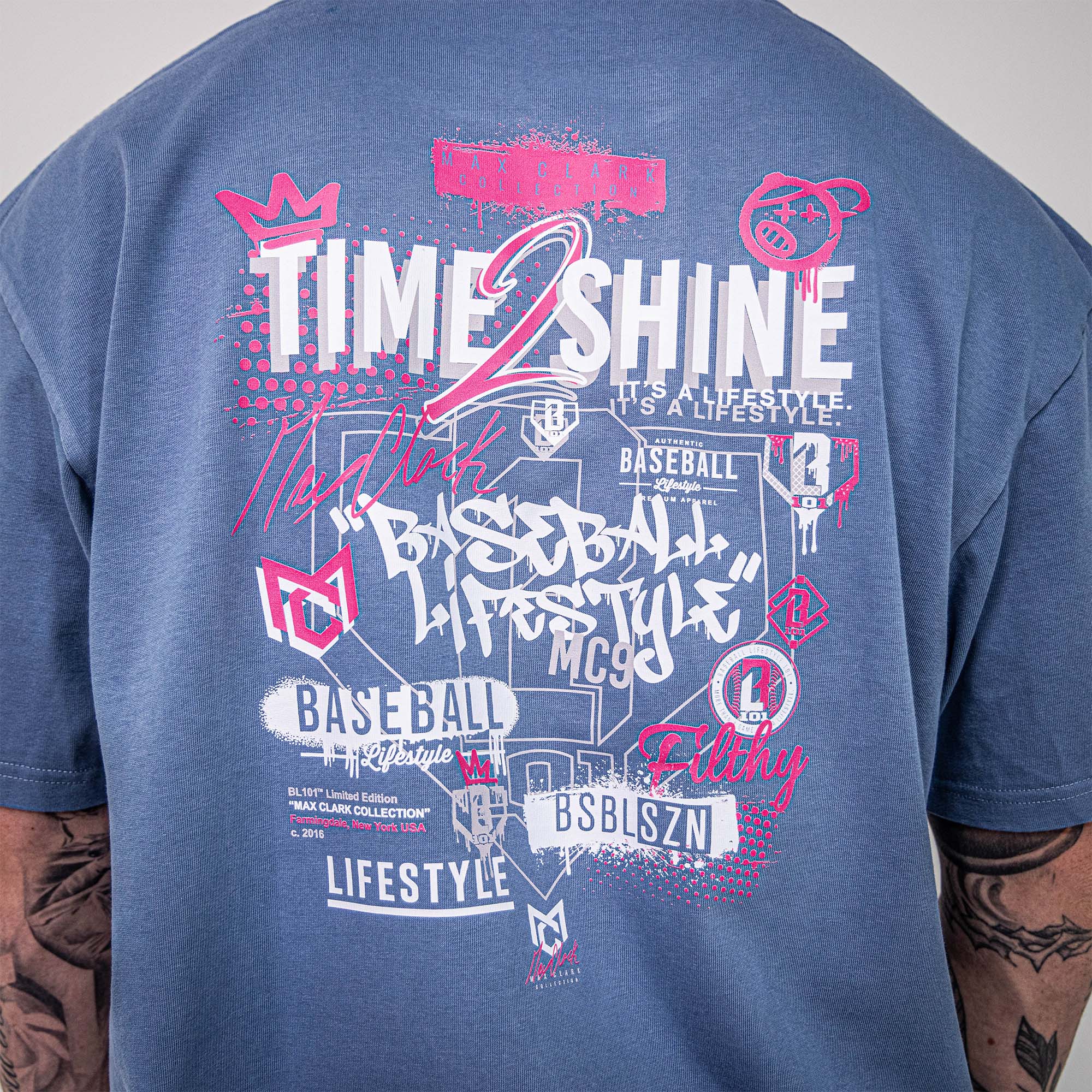 Time 2 Shine Icons Youth Tee - Blue Hoodie, Sweatshirt | CoreVibeTees.com (Image 4)