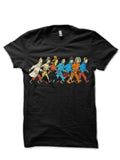 Tintin Black Half Sleeve T-Shirt Style003 Hoodie, Sweatshirt | CoreVibeTees.com