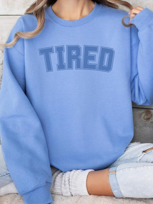 Tired Blue Sweatshirt