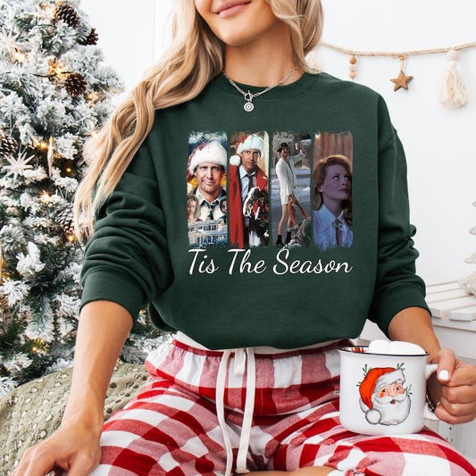 Tis The Season Griswold Family Christmas Sweatshirt, National Lampoon's Christmas Vacation T-shirt, You Serious Clark Tee, Merry Christmas