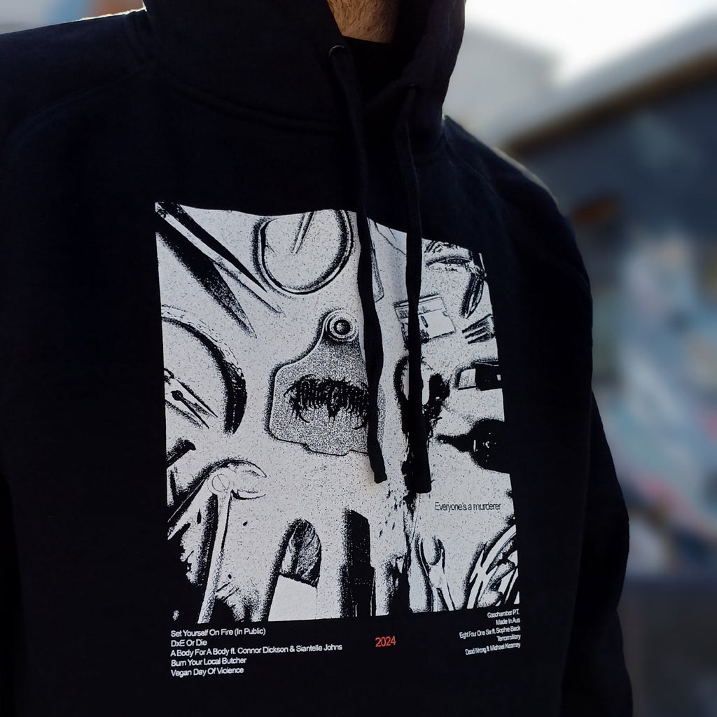 Everyone's A Murderer Hoodie (Black) T-Shirts, Sweatshirt | CoreVibeTees.com (Image 3)