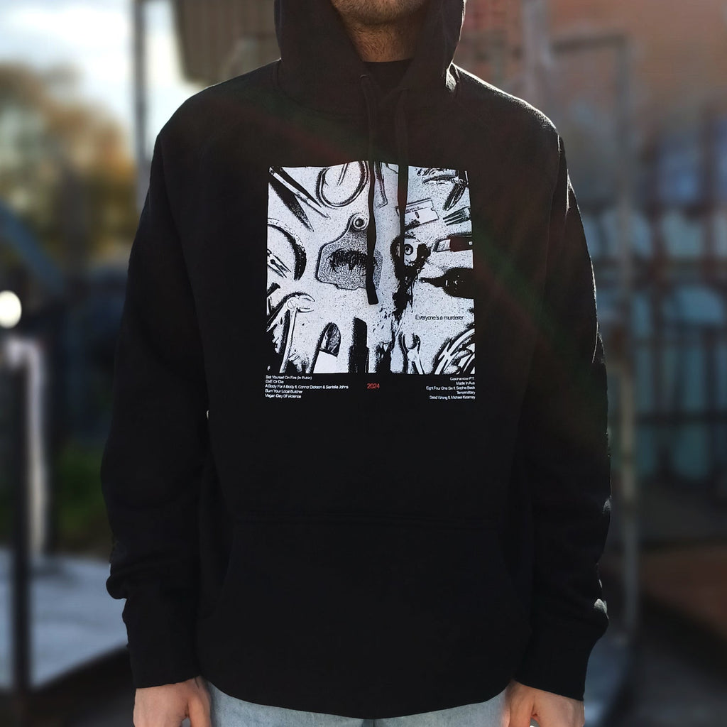 Everyone's A Murderer Hoodie (Black) T-Shirts, Sweatshirt | CoreVibeTees.com (Image 2)