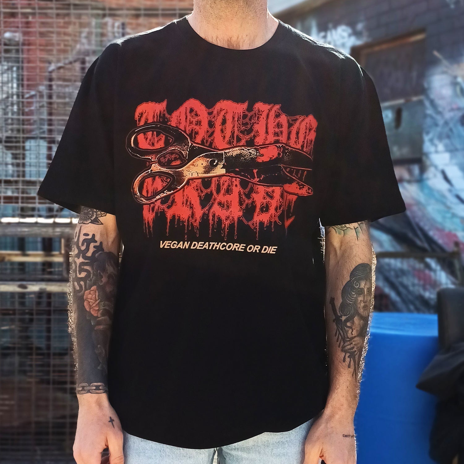 Scissors T-Shirt (Black) Hoodie, Sweatshirt | CoreVibeTees.com (Image 2)