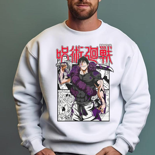 Toji Fushiguro T-shirt, Anime Sweatshirt Hoodie, Sweatshirt, Hoodie