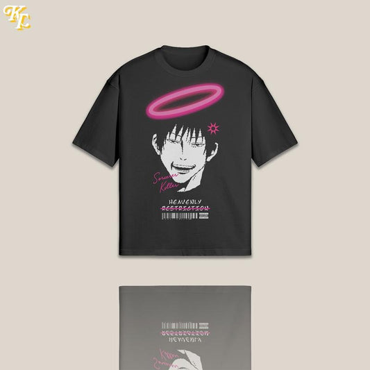 Toji Sweatshirt T-Shirt Fushiguro Graphic JuJutsu Kaisen Anime Manga Inspired Mens Womens Clothing Crewneck Menswear Classic Cotton Polyester Loose Unisex Sweaters