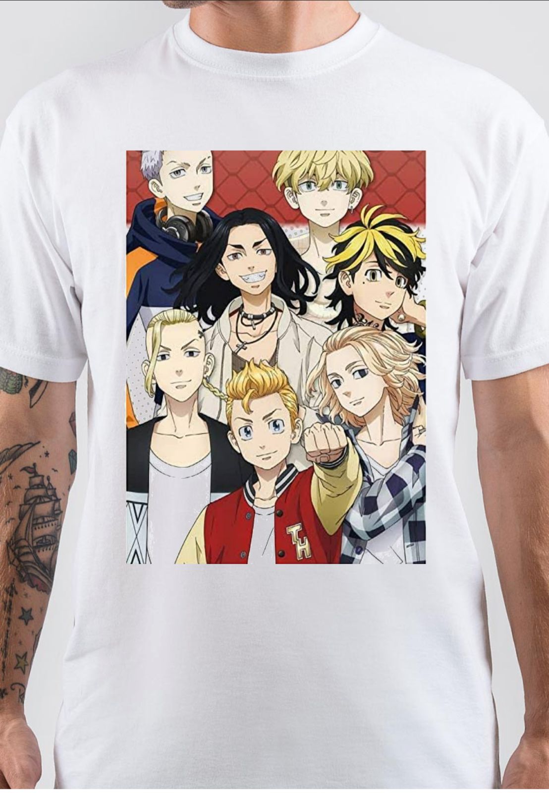 Tokyo Revengers White T-Shirt Hoodie, Sweatshirt | CoreVibeTees.com