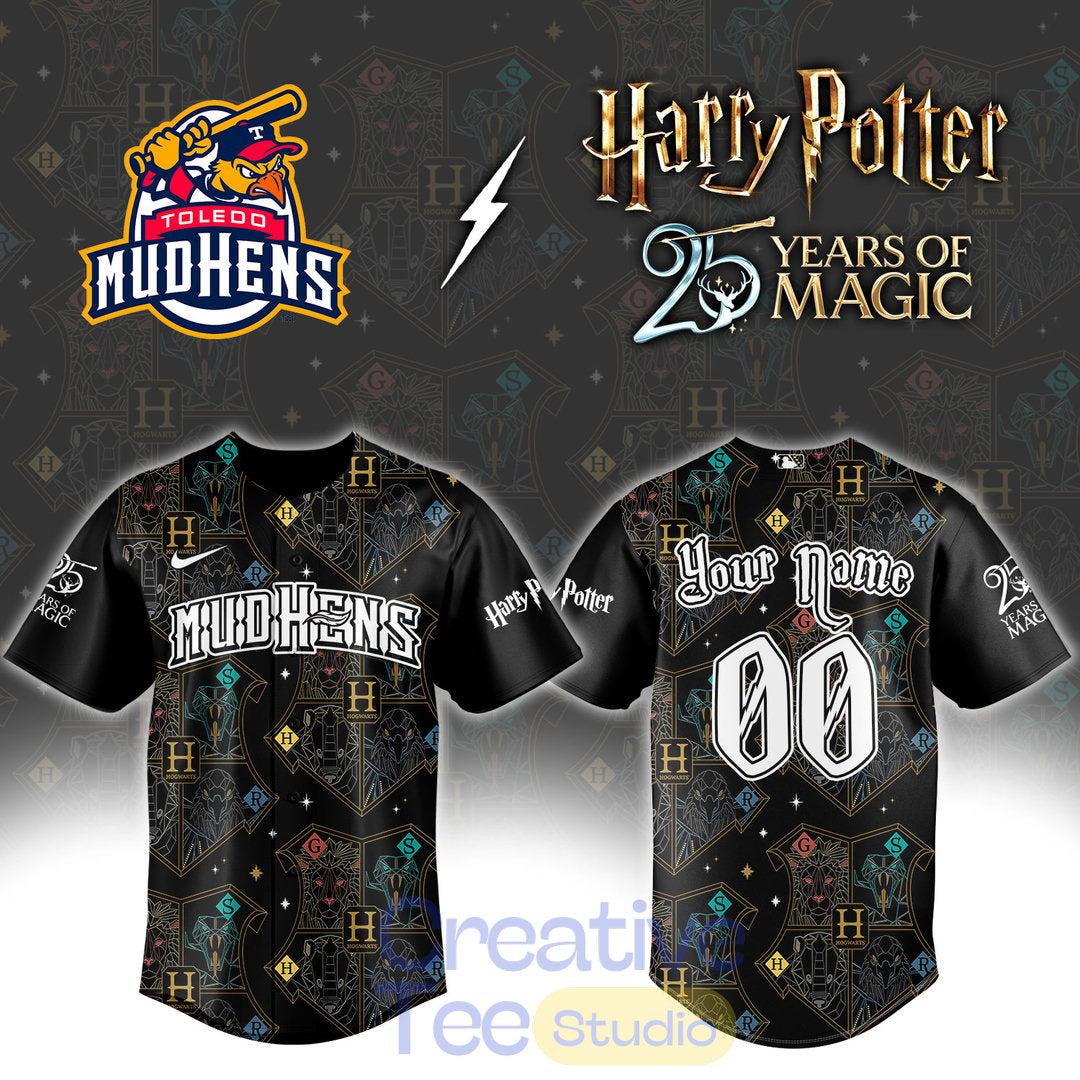 Toledo Mud Hens x Harry Potter Night ’25 Years of Magic’ Custom Baseball Jersey
