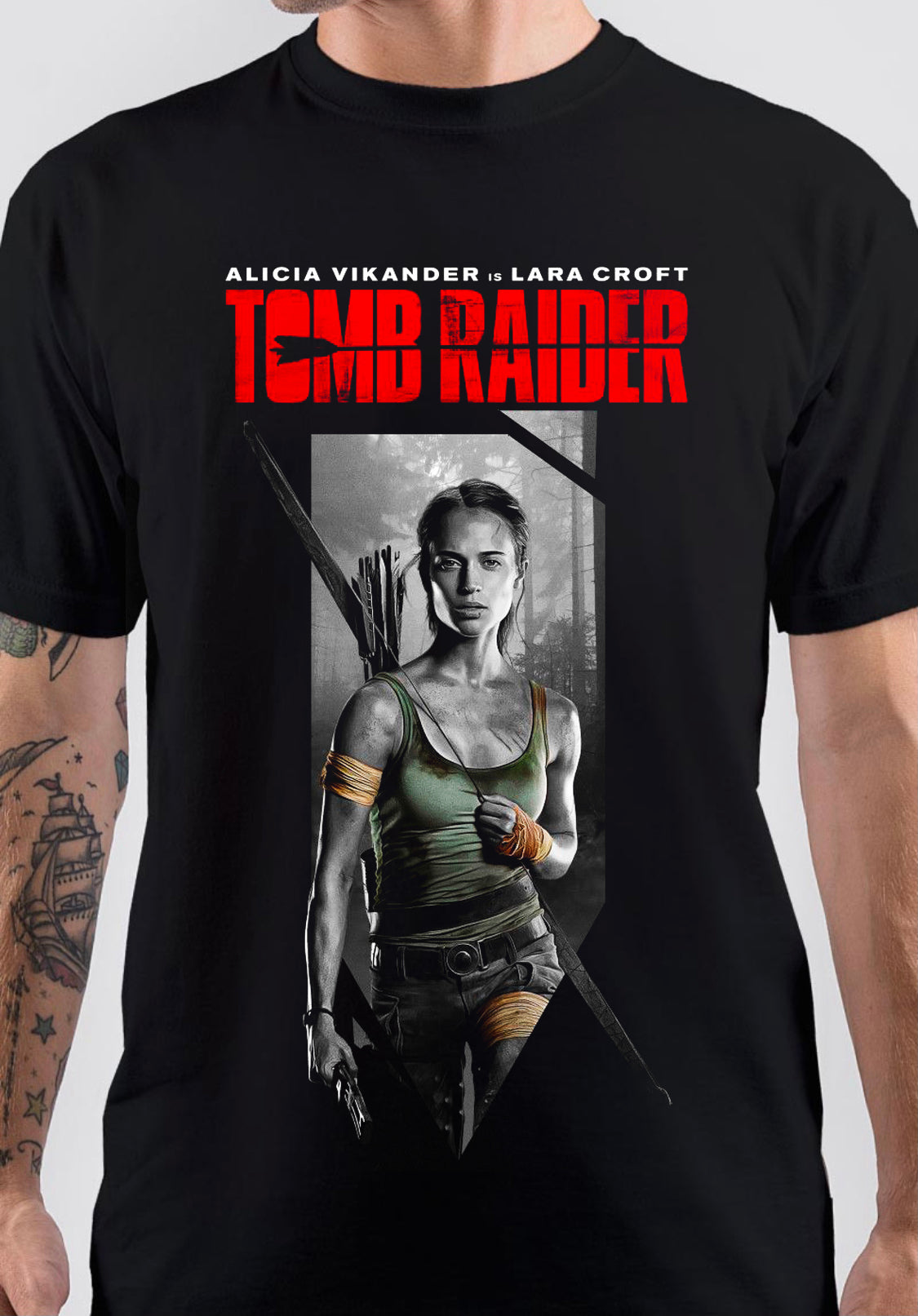 Tomb Raider Art T-Shirt Hoodie, Sweatshirt | CoreVibeTees.com