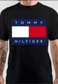Tommy Hilfiger Black T-Shirt Hoodie, Sweatshirt | CoreVibeTees.com