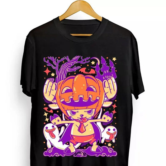 Tony Chopper One Piece Manga Strip Anime Tee, Tony Chopper Halloween Manga Anime T-Shirt Sweatshirt, Hoodie, Comfort Colors