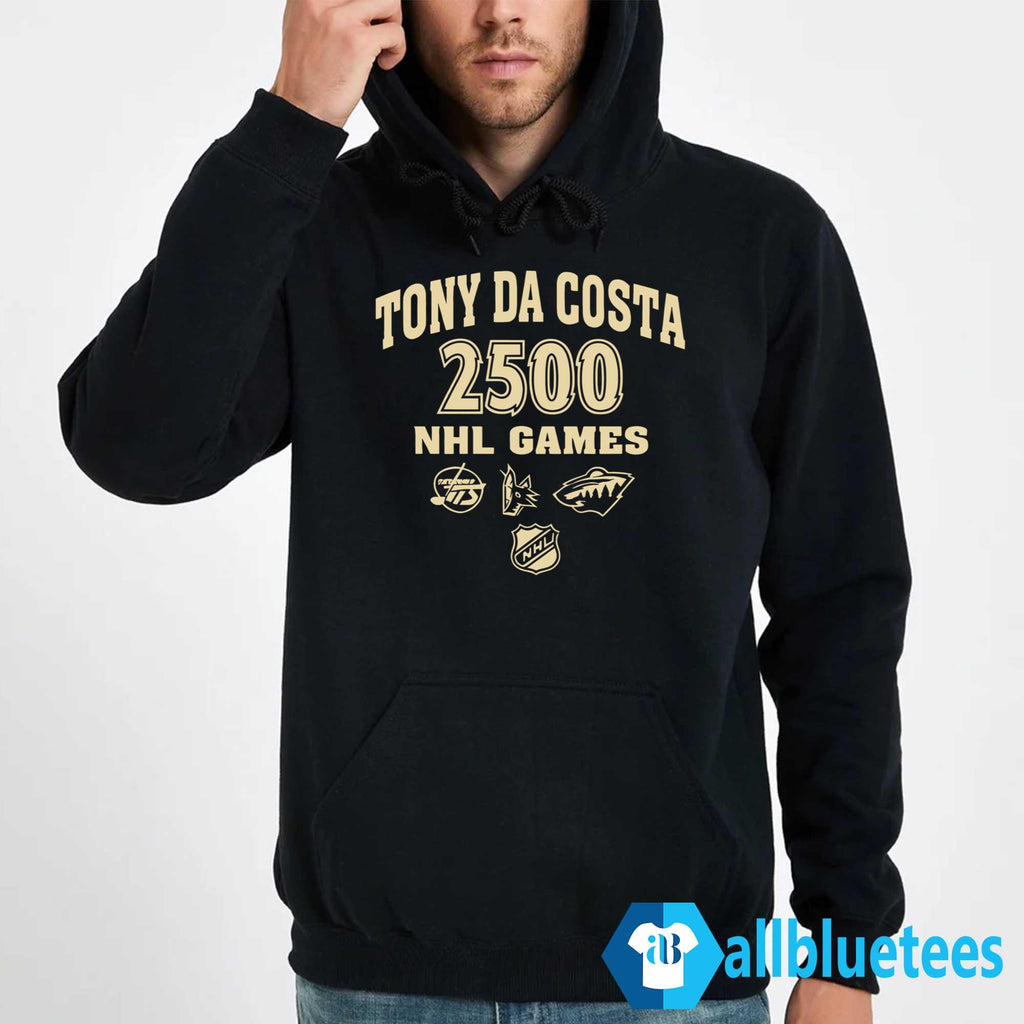 Tony Da Costa 2500 NHL Games Shirt