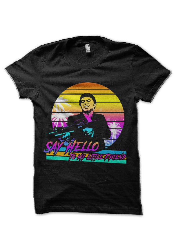 Tony Montana Black T-Shirt Style004 Hoodie, Sweatshirt | CoreVibeTees.com