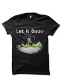 Tony Montana Let It Snow Black T-Shirt Hoodie, Sweatshirt | CoreVibeTees.com