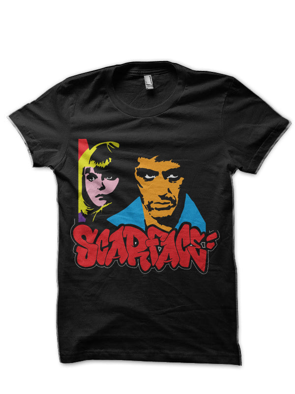 Tony Montana & Elvira Black T-Shirt Hoodie, Sweatshirt | CoreVibeTees.com