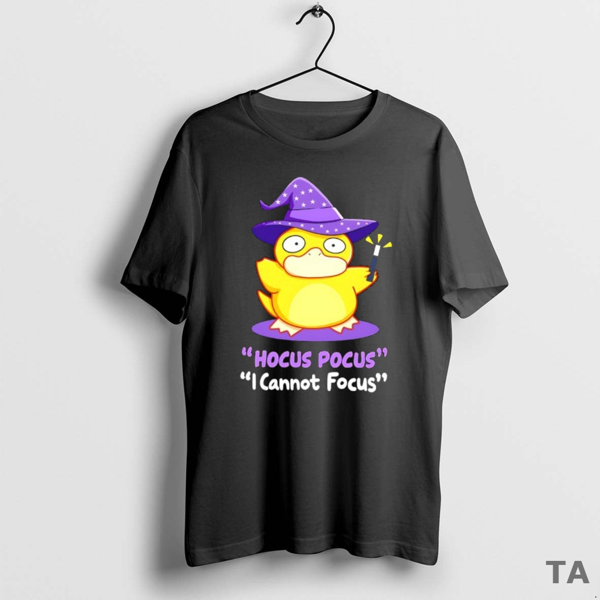Top Duck Wizard Hocus Pocus I Cannot Focus T Shirt Sweater Hoodie, Sweatshirt | CoreVibeTees.com