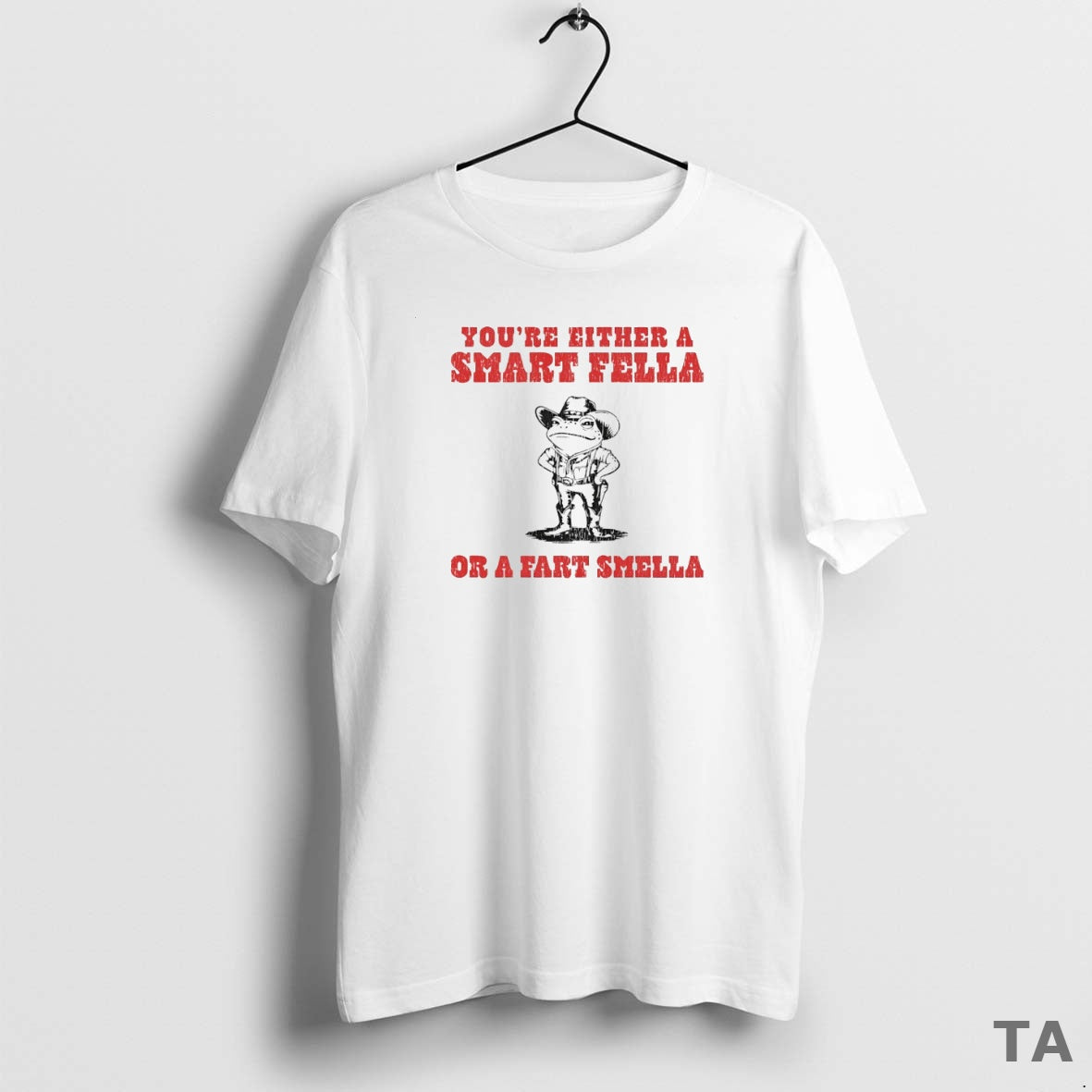Top Frog Youre Either A Samert Fella Or A Fart Smella Circle T Shirt Sweater Hoodie, Sweatshirt | CoreVibeTees.com