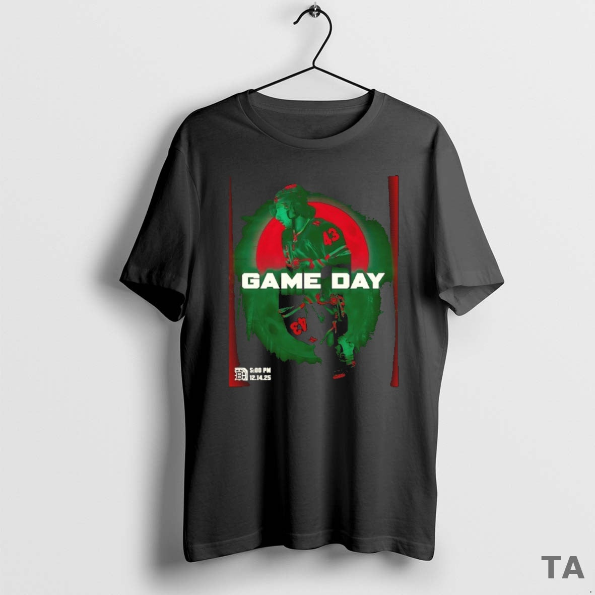 Top Game Day Quinn Hughes 43 Minnesota Wild Hockey T Shirt Sweater Hoodie, Sweatshirt | CoreVibeTees.com