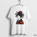 Top Geisha Mith Snake Hair Circle T Shirt Sweater Hoodie, Sweatshirt | CoreVibeTees.com
